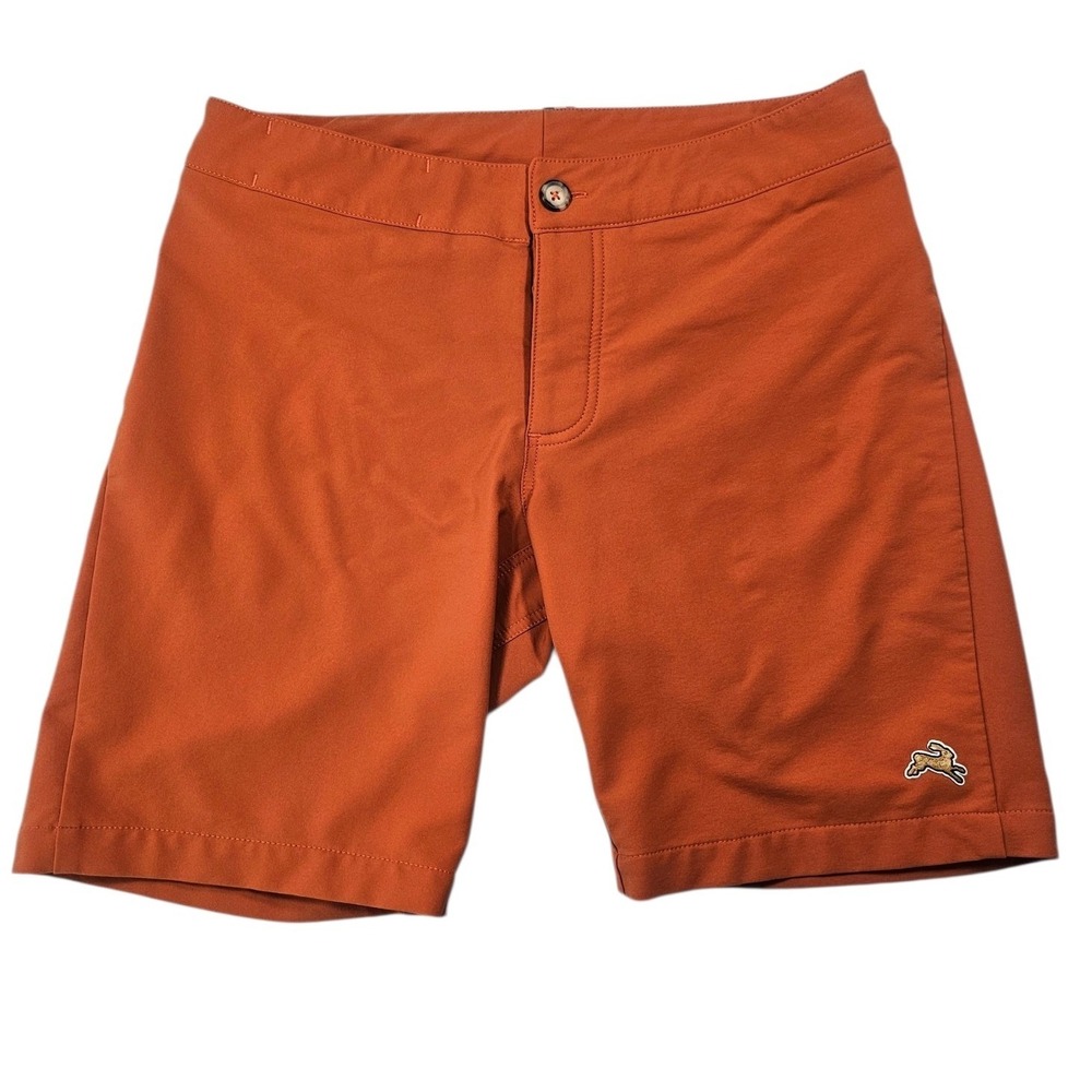 Tracksmith Longfellow Shorts Mens 31 Burnt Orange Eliot Stretch Running Training